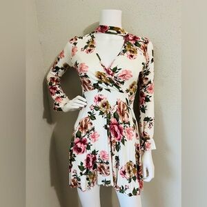 Floral longsleeve dress